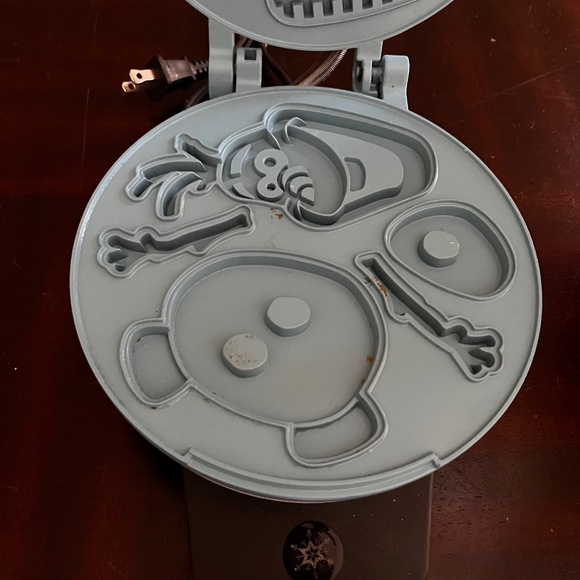 Waffle Maker Olaf Disney Movie Frozen Snowman Tested Working DFR-15 - Picture 4 of 4